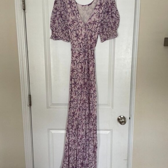 NWT SAYLOR Ryland Dress - Lilac & White Floral Maxi Dress - Size M - Picture 2 of 10
